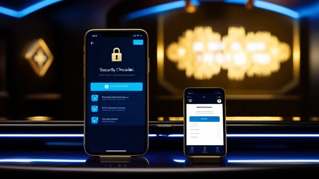 Telemóvel com verificação de segurança para download do West Aces App