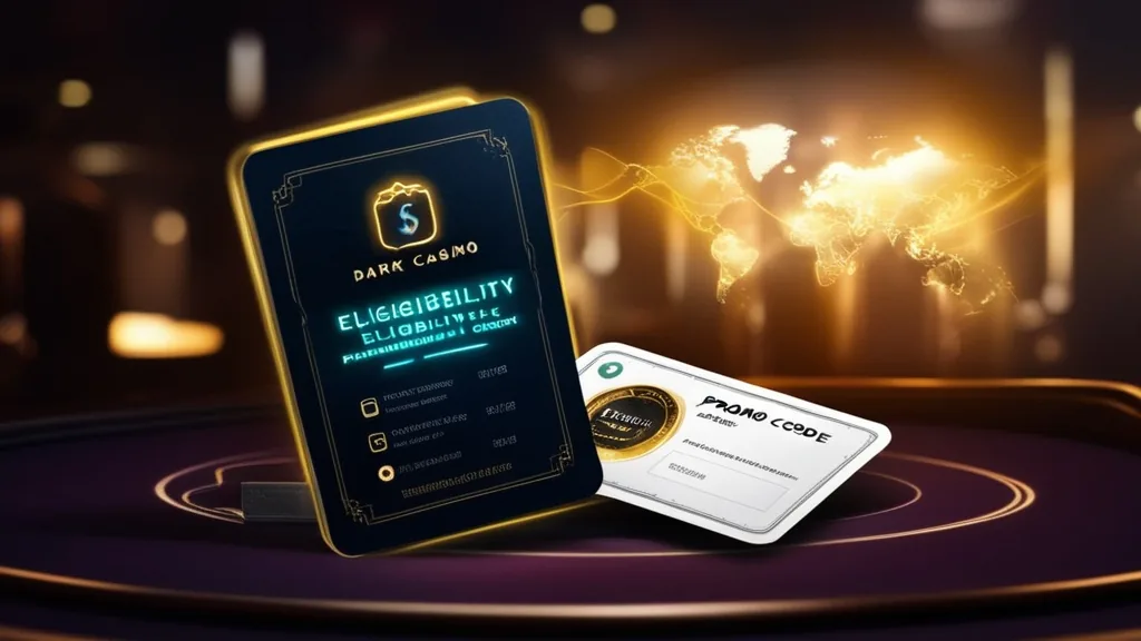 Checklist de elegibilidade para código promocional em cenário de casino